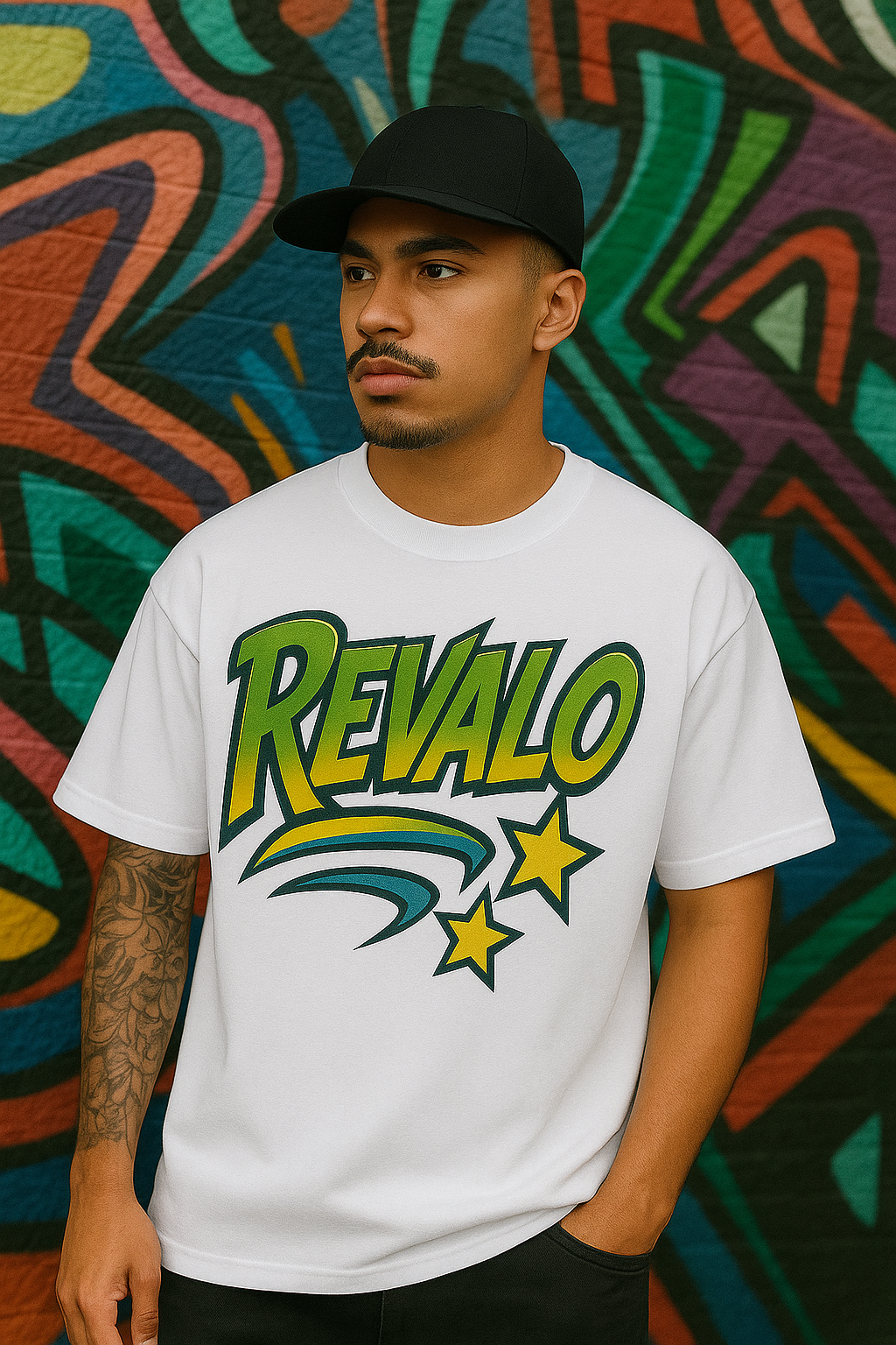 REVALO STAR DROP T-SHIRT